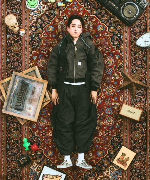 EFFECTEN(エフェクテン)の「【EFFECTEN】Duck hoodie(パーカー・メンズ・キャメル/スミクロ・FREE)」の1枚目の写真