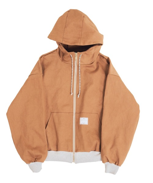 EFFECTEN(エフェクテン)の「【EFFECTEN】Duck hoodie(パーカー・メンズ・キャメル/スミクロ・FREE)」の8枚目の写真