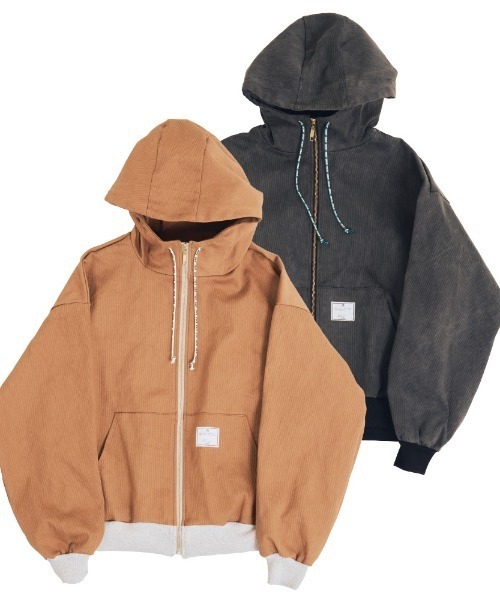 EFFECTEN(エフェクテン)の「【EFFECTEN】Duck hoodie(パーカー・メンズ・キャメル/スミクロ・FREE)」の10枚目の写真