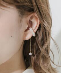 SMELLY | パールチェーンイヤカフ(イヤーカフ)