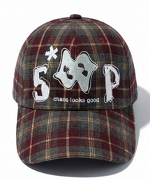 IDWS（アイドンワナセル）の「Roadmap Maxi Cap Burgundy/Check（キャップ）」