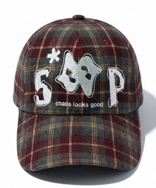 セール】Roadmap Maxi Cap Burgundy/Check（キャップ）｜IDWS