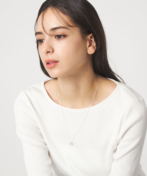 green label relaxing（グリーンレーベルリラクシング）の「2連チェーン ポコポコチャーム ネックレス（ネックレス・レディース・シルバー/ゴールド・FREE）」の8枚目の写真