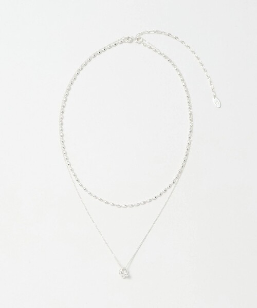 green label relaxing（グリーンレーベルリラクシング）の「2連チェーン ポコポコチャーム ネックレス（ネックレス・レディース・シルバー/ゴールド・FREE）」の20枚目の写真