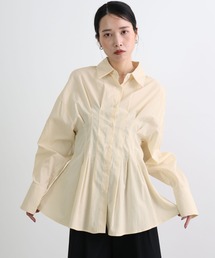 Futier land（フューティアランド）の「タックギャザービスチェブラウス（シャツ/ブラウス）」