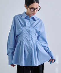 Futier land（フューティアランド）の「タックギャザービスチェブラウス（シャツ/ブラウス）」