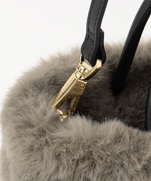 VIOLAd'ORO（ヴィオラドーロ）の「VIOLAd'ORO ELMO 2WAY トートバッグ（ハンドバッグ・レディース・ダークブラウン/グレー・FREE）」の11枚目の写真