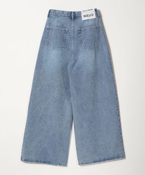 CITEN(シテン)の「<CITEN>タックデニムワイドパンツ(デニムパンツ・レディース・ブラック/ライトブルー・M/S)」の10枚目の写真