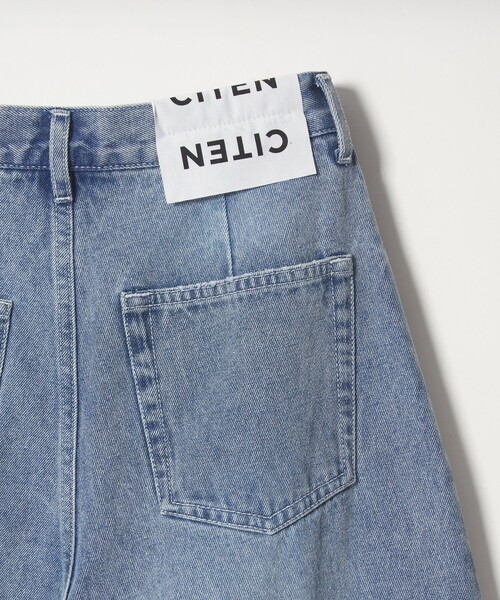 CITEN(シテン)の「<CITEN>タックデニムワイドパンツ(デニムパンツ・レディース・ブラック/ライトブルー・M/S)」の13枚目の写真