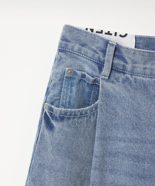 CITEN(シテン)の「<CITEN>タックデニムワイドパンツ(デニムパンツ・レディース・ブラック/ライトブルー・M/S)」の16枚目の写真