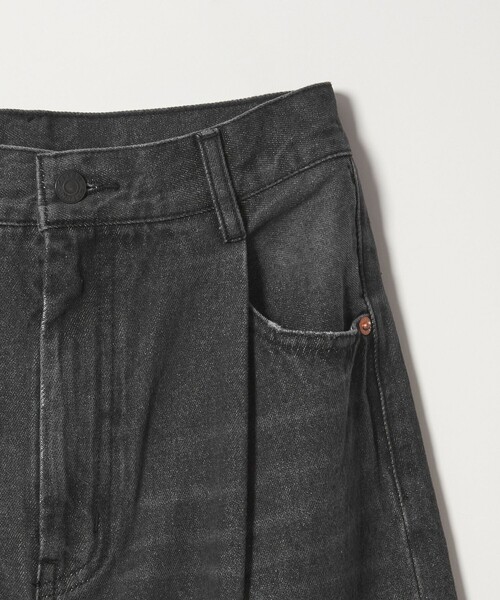 CITEN(シテン)の「<CITEN>タックデニムワイドパンツ(デニムパンツ・レディース・ブラック/ライトブルー・M/S)」の21枚目の写真