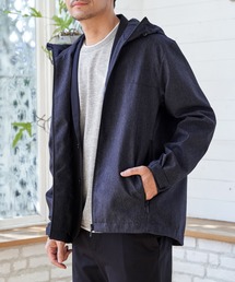 ikka | 【雑誌MonoMax4月号掲載】撥水メランジ ジップマウンテンパーカー「小泉孝太郎さん着用モデル」(マウンテンパーカー)