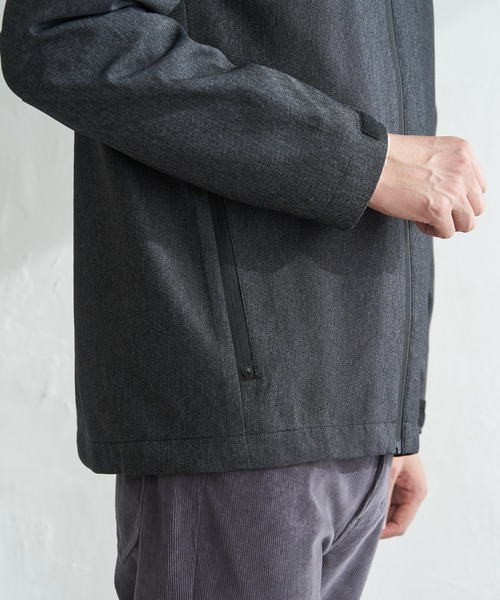 ikka（イッカ）の「【雑誌MonoMax4月号掲載】撥水メランジ ジップマウンテンパーカー「小泉孝太郎さん着用モデル」（マウンテンパーカー・メンズ・グレイッシュベージュ/ブラック/ネイビー・M/XL/L/S）」の19枚目の写真