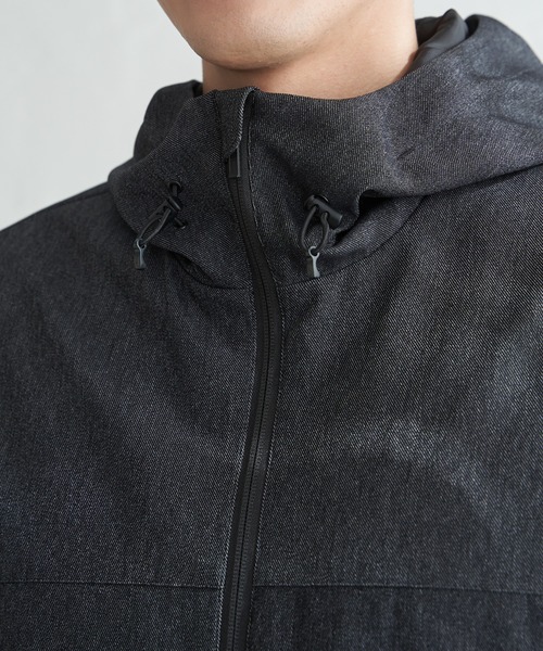 ikka（イッカ）の「【雑誌MonoMax4月号掲載】撥水メランジ ジップマウンテンパーカー「小泉孝太郎さん着用モデル」（マウンテンパーカー・メンズ・グレイッシュベージュ/ブラック/ネイビー・M/XL/L/S）」の15枚目の写真