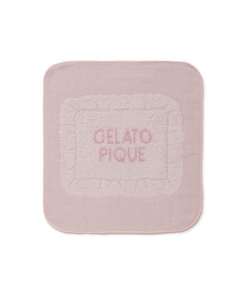 gelato pique(ジェラートピケ)の「ピローモチーフハンドタオル(ハンカチ/ハンドタオル・レディース・ピンク/オフホワイト/ネイビー・F)」の3枚目の写真