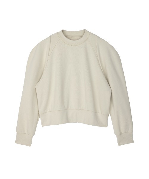 ELCHELE(エルチェレ)の「FRENCH TERRY COMPACT TOP(Tシャツ/カットソー・レディース・オートミール/ブラック・FREE)」の13枚目の写真