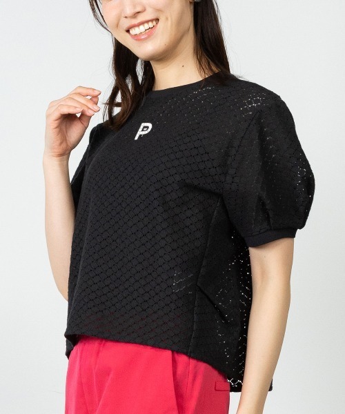 STUDIO PICONE(スタジオピッコーネ)の「クロシェレースプルオーバー(Tシャツ/カットソー・レディース・ホワイト/ブラック・LL/L/M)」の9枚目の写真