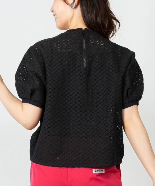 STUDIO PICONE(スタジオピッコーネ)の「クロシェレースプルオーバー(Tシャツ/カットソー・レディース・ホワイト/ブラック・LL/L/M)」の10枚目の写真
