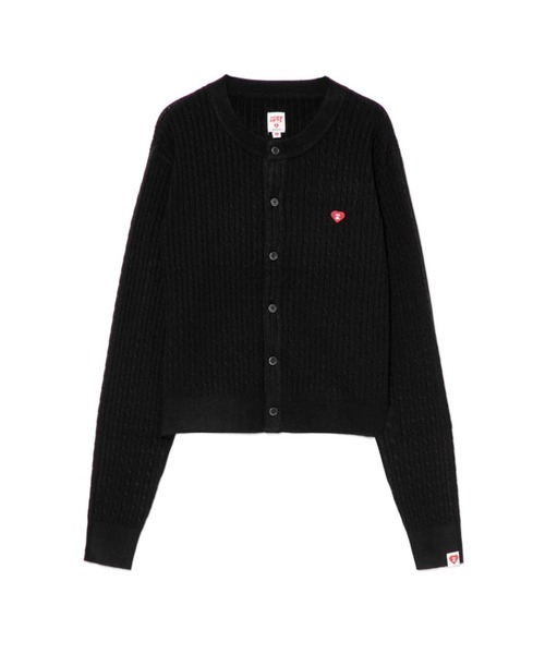 HEART BADGE CARDIGAN #1（ニット/セーター）｜A BATHING APE（ア
