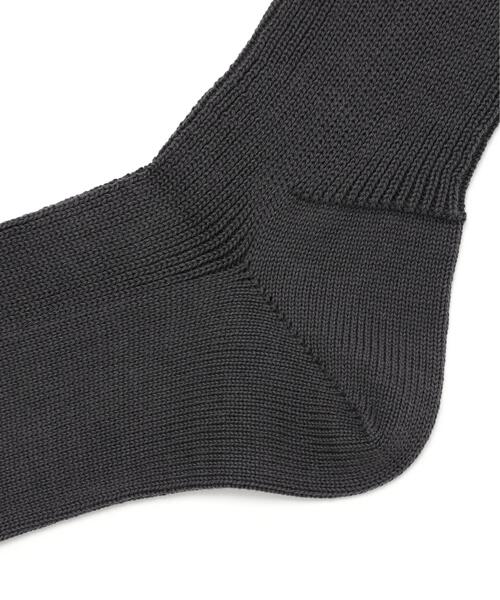 MHL.（エムエイチエル）の「FINE COTTON RIB SOCKS（ソックス/靴下・レディース・ベージュ系その他3/グレー系その他2/グリーン・FREE）」の8枚目の写真