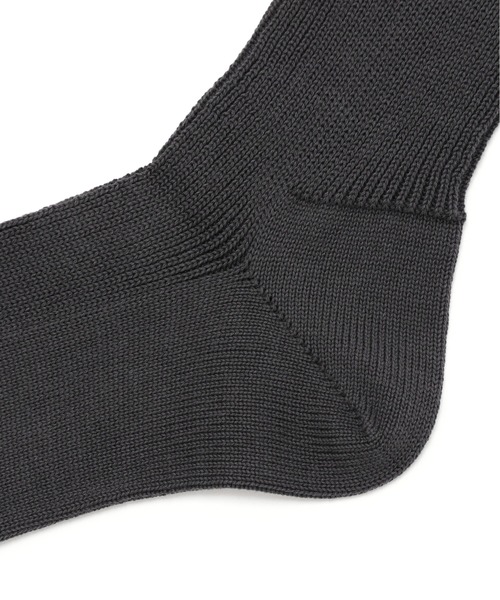 MHL.（エムエイチエル）の「FINE COTTON RIB SOCKS（ソックス/靴下・レディース・ベージュ系その他3/グレー系その他2/グリーン・FREE）」の14枚目の写真