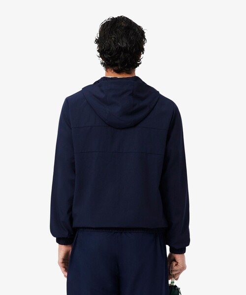 LACOSTE(ラコステ)の「撥水 クイックドライ スポーツトラックジャケット(パーカー・メンズ・ブラック・3/5/4)」の3枚目の写真