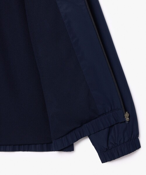 LACOSTE(ラコステ)の「撥水 クイックドライ スポーツトラックジャケット(パーカー・メンズ・ブラック・3/5/4)」の6枚目の写真