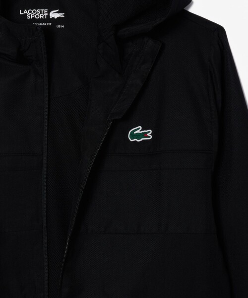 LACOSTE(ラコステ)の「撥水 クイックドライ スポーツトラックジャケット(パーカー・メンズ・ブラック・3/5/4)」の10枚目の写真