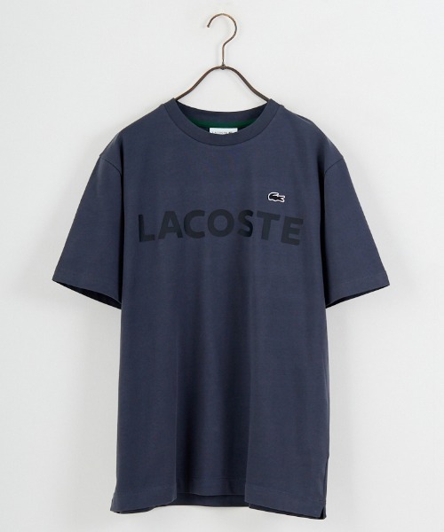 LACOSTE（ラコステ）の「[LACOSTE/ラコステ] ヘビーウェイト ロゴプリントTシャツ（Tシャツ/カットソー・レディース・ホワイト/キナリ/ブラック/チャコールグレー・2/4/3）」の16枚目の写真