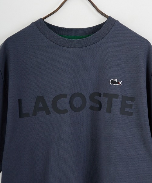LACOSTE（ラコステ）の「[LACOSTE/ラコステ] ヘビーウェイト ロゴプリントTシャツ（Tシャツ/カットソー・レディース・ホワイト/キナリ/ブラック/チャコールグレー・2/4/3）」の11枚目の写真