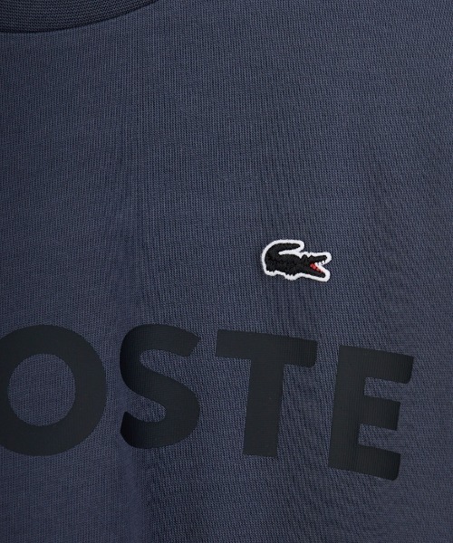 LACOSTE（ラコステ）の「[LACOSTE/ラコステ] ヘビーウェイト ロゴプリントTシャツ（Tシャツ/カットソー・レディース・ホワイト/キナリ/ブラック/チャコールグレー・2/4/3）」の21枚目の写真