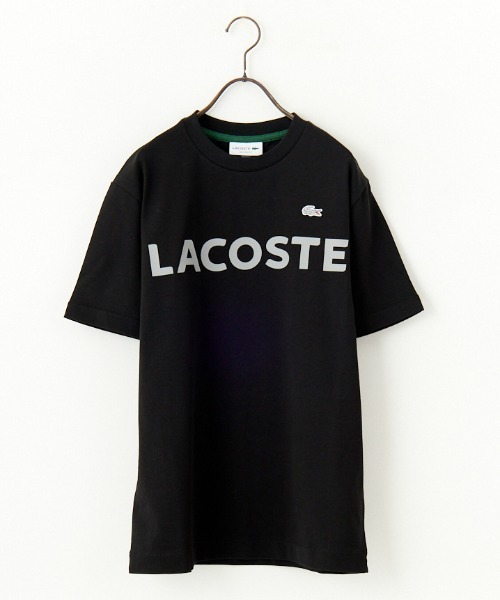 LACOSTE（ラコステ）の「[LACOSTE/ラコステ] ヘビーウェイト ロゴプリントTシャツ（Tシャツ/カットソー・レディース・ホワイト/キナリ/ブラック/チャコールグレー・2/4/3）」の15枚目の写真
