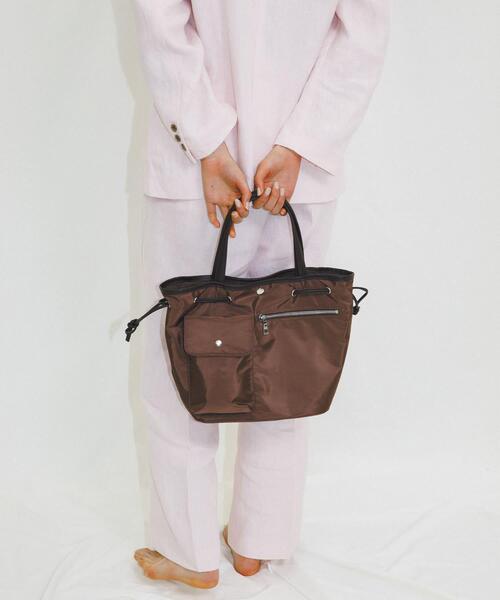 RODE SKO（ロデスコ）の「hun RODESKO　Dual pocket tote medium（トートバッグ・レディース・ブラック/ブラウン・ONE）」の9枚目の写真