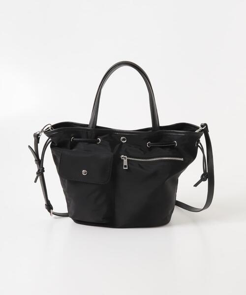 RODE SKO（ロデスコ）の「hun RODESKO　Dual pocket tote medium（トートバッグ・レディース・ブラック/ブラウン・ONE）」の2枚目の写真