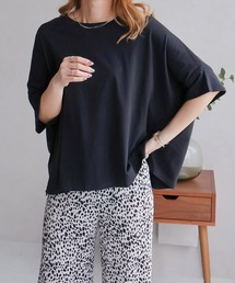 ●Social GIRL●スリットドルマンムジロゴTシャツ