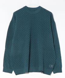 many men many mind（メニーメンメニーマインド）の「【SR】【it】【many men many mind】ポリエステルエアリーニットルーズシルエット透かし編みクルーネック（ニット/セーター）」