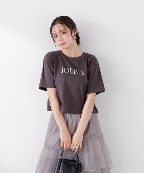 PROPORTION BODY DRESSING（プロポーションボディドレッシング）の「キラプリントＴ / 1216160300（Tシャツ/カットソー・レディース・ダークグレー/ホワイト・FREE）」の2枚目の写真