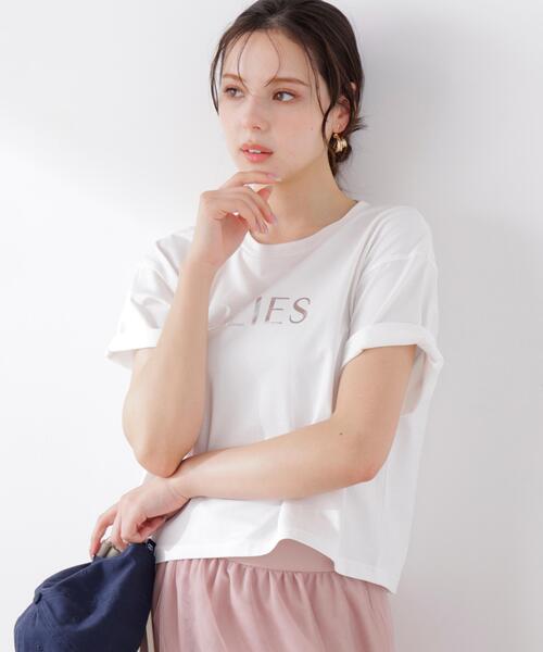 PROPORTION BODY DRESSING（プロポーションボディドレッシング）の「キラプリントＴ / 1216160300（Tシャツ/カットソー・レディース・ダークグレー/ホワイト・FREE）」の7枚目の写真
