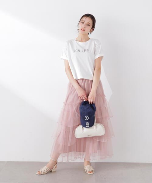 PROPORTION BODY DRESSING（プロポーションボディドレッシング）の「キラプリントＴ / 1216160300（Tシャツ/カットソー・レディース・ダークグレー/ホワイト・FREE）」の9枚目の写真