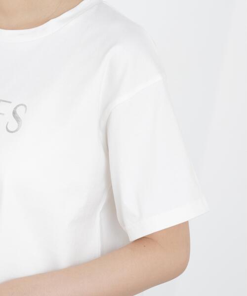PROPORTION BODY DRESSING（プロポーションボディドレッシング）の「キラプリントＴ / 1216160300（Tシャツ/カットソー・レディース・ダークグレー/ホワイト・FREE）」の22枚目の写真