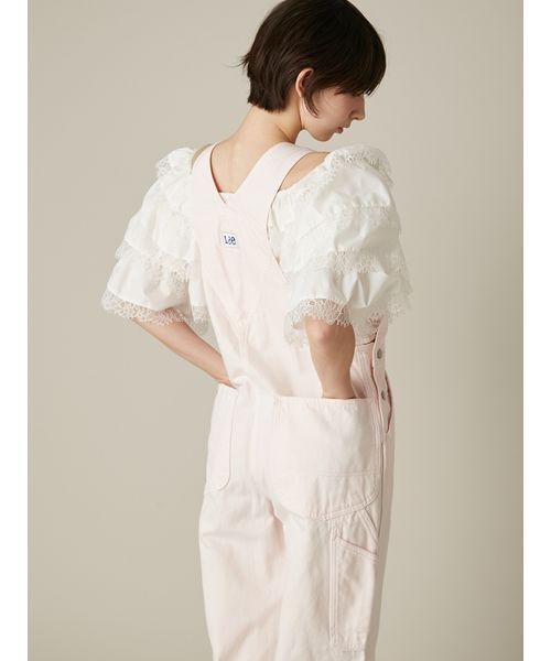 FURFUR(ファーファー)の「Leeコラボデニムオーバーオール(デニムパンツ・レディース・サックスブルー/オフホワイト/ネイビー/ピンク・0/1)」の19枚目の写真
