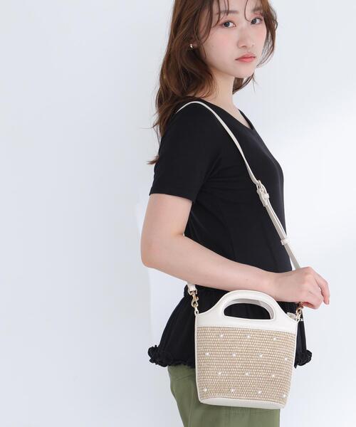 ◇サークルグリップスタッズショルダー（ショルダーバッグ）｜NATURAL