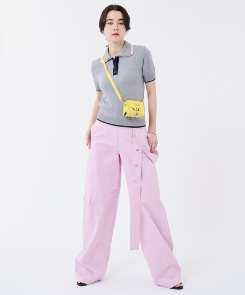 LeSportsac（レスポートサック）の「MSGM MICRO WEEKENDER マイクロイエロー（ショルダーバッグ・レディース・イエロー・FREE）」の3枚目の写真