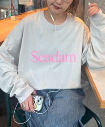 SEADAM | 【WEB限定】SEADAMビッグシルエットロゴロンTEE(Tシャツ/カットソー)
