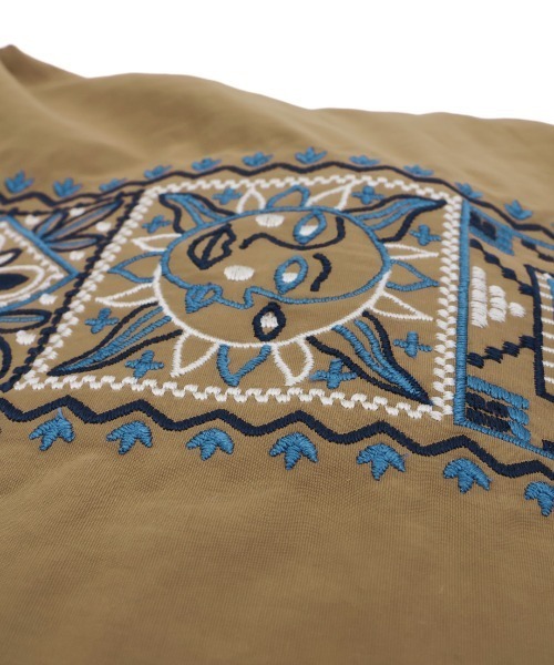 チチカカ（チチカカ）の「Rico メキシコタイル刺繍マクラメバッグ（トートバッグ・レディース・ベージュ/ブラック・FREE）」の12枚目の写真