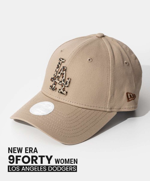 最安値 NEWERA ニューエラ 9FORTY レオパード柄 ドジャース NEW ERA / 9FORTY WOMEN ロサンゼルス・ドジャース レオパードロゴ 940