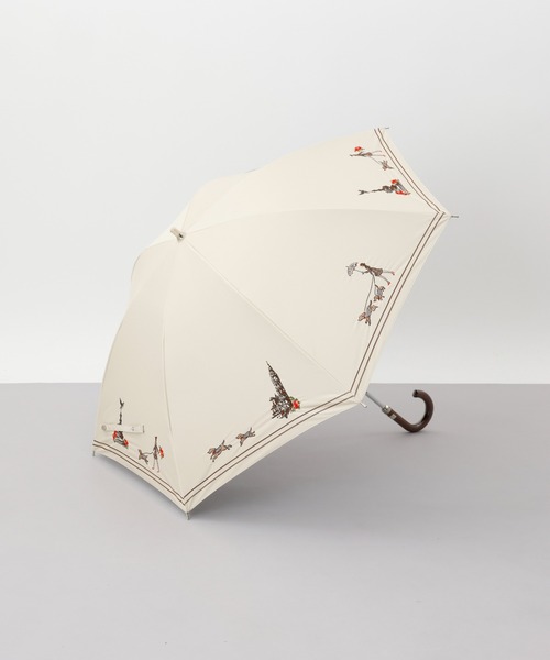 Aquascutum （アクアスキュータム）】 LONDONガールと英国犬 晴雨兼用