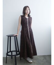 LAGUNAMOON（ラグナムーン）の「カットジャガードパイピングワンピース 【夏服】（ワンピース）」