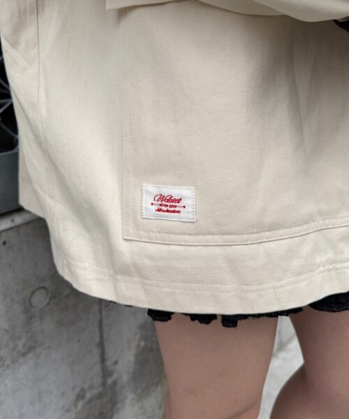 w closet（ダブルクローゼット）の「配色カバーオール（ブルゾン・レディース・ピンク/サックスブルー/アイボリー・FREE）」の19枚目の写真