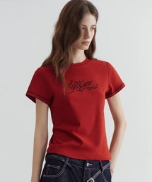 刺繍デザイン レトロ Tシャツ FC26S042【Fano Studios】【2026SS】